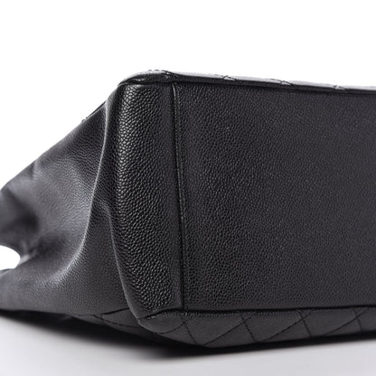 Chanel Caviar Quilted Grand Shopping Tote GST Black 6 of 9