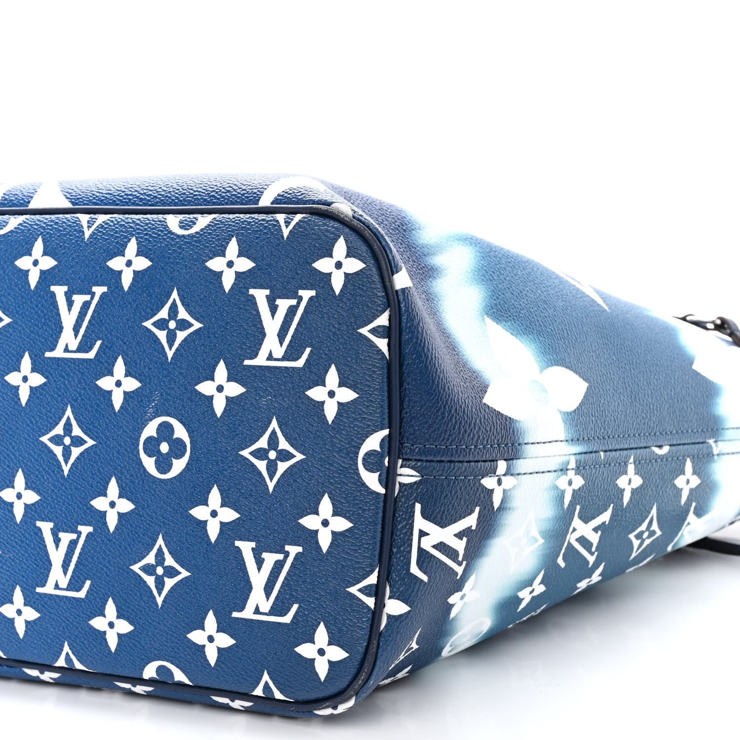 Louis Vuitton Monogram Escale Neverfull MM Blue 10 of 11