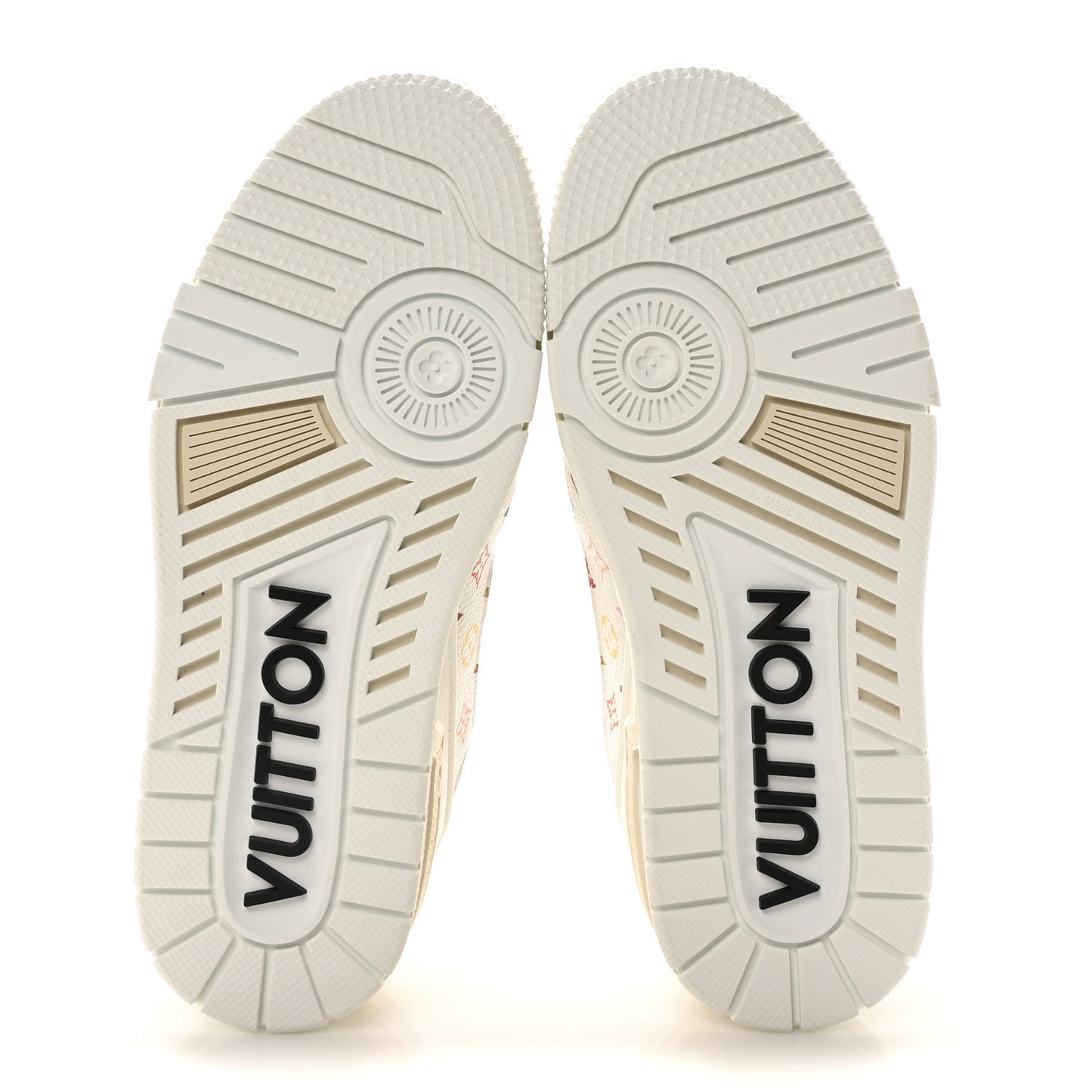 LV X TM Calfskin Monogram Multicolor Womens LV Trainer Sneakers 36 White