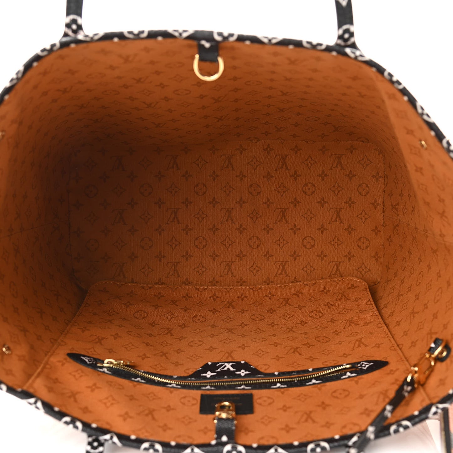 Monogram Giant Crafty Neverfull MM Creme Caramel