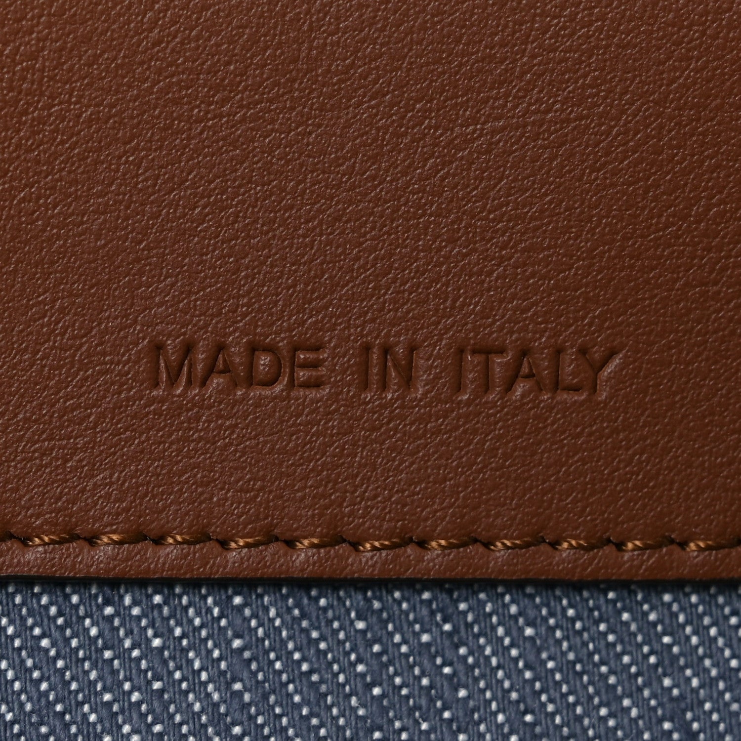 Fendi Denim Vitello Grace FF Mini By The Way Boston Bag  Blue 7 of 11