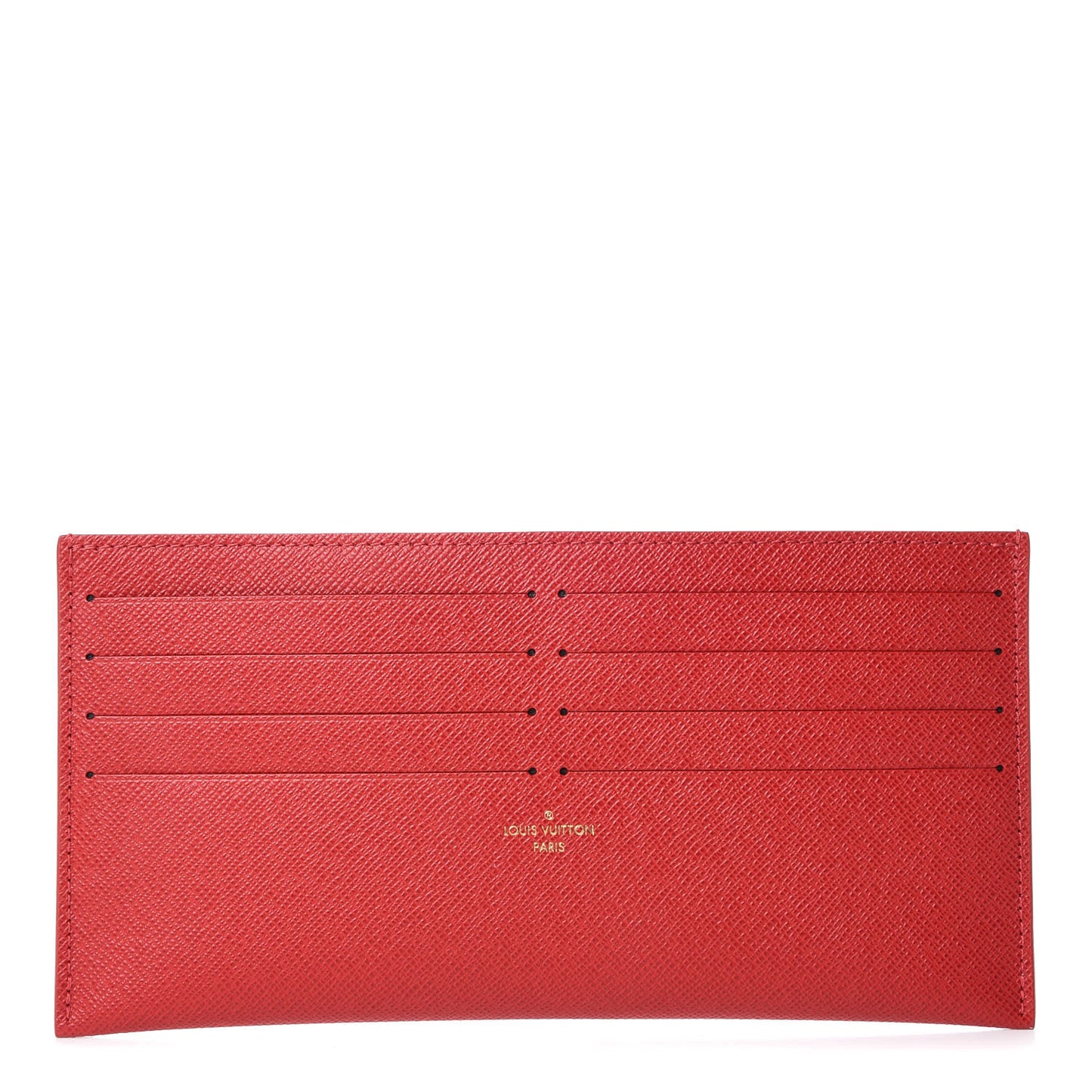Calfskin Felicie Card Holder Insert Cherry