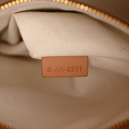 Celine Canvas Calfskin Logo Print Small Vertical Cabas Natural Tan 6 of 10