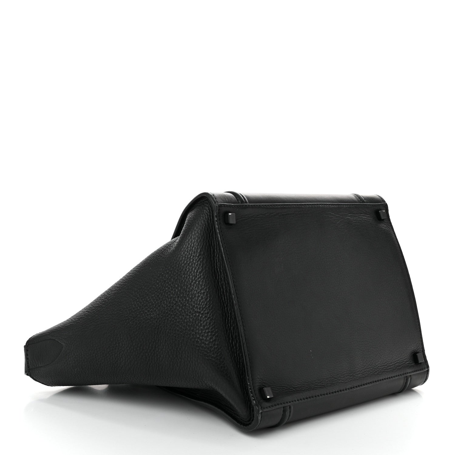 Celine Supple Calfskin Medium Phantom Luggage Black 4 of 14