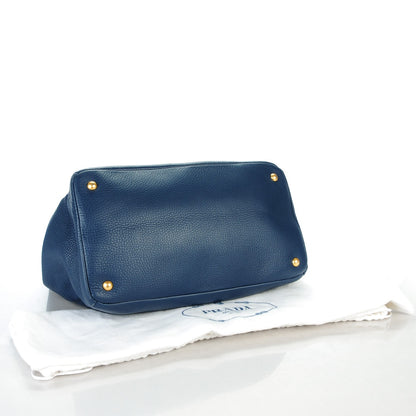 Prada Vitello Daino Tote Bluette 4 of 7