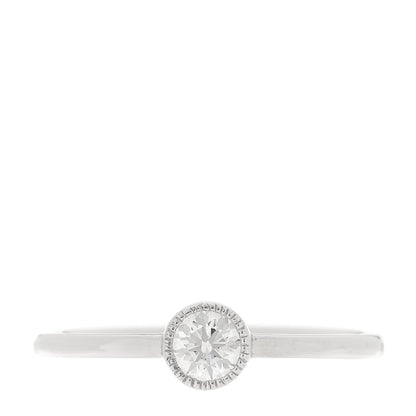 Parker & West by FASHIONPHILE Platinum Diamond .23ctw Bezel Ring 53 6.25 1 of 5