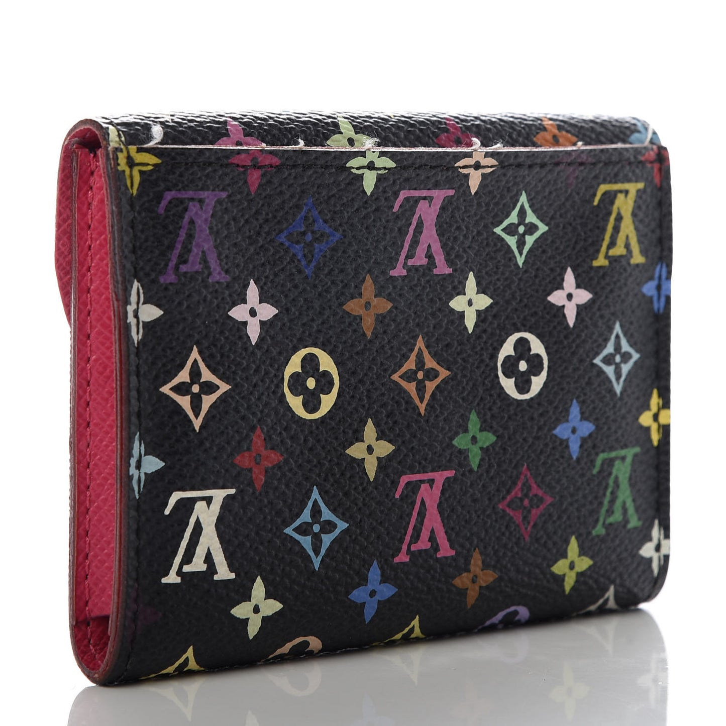 Monogram Multicolor Business Card Holder Black Grenade