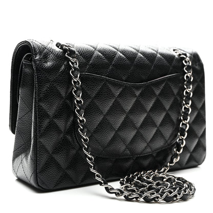 Chanel Caviar Quilted Medium Double Flap Black 3 of 10