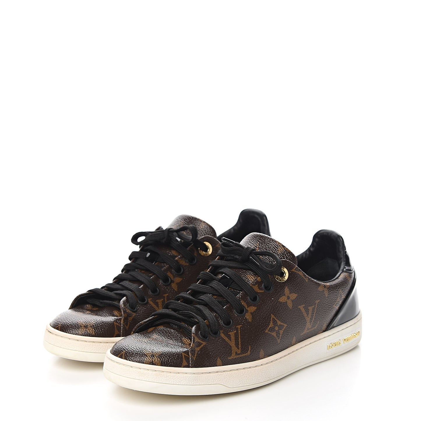 Patent Monogram Frontrow Sneakers 37