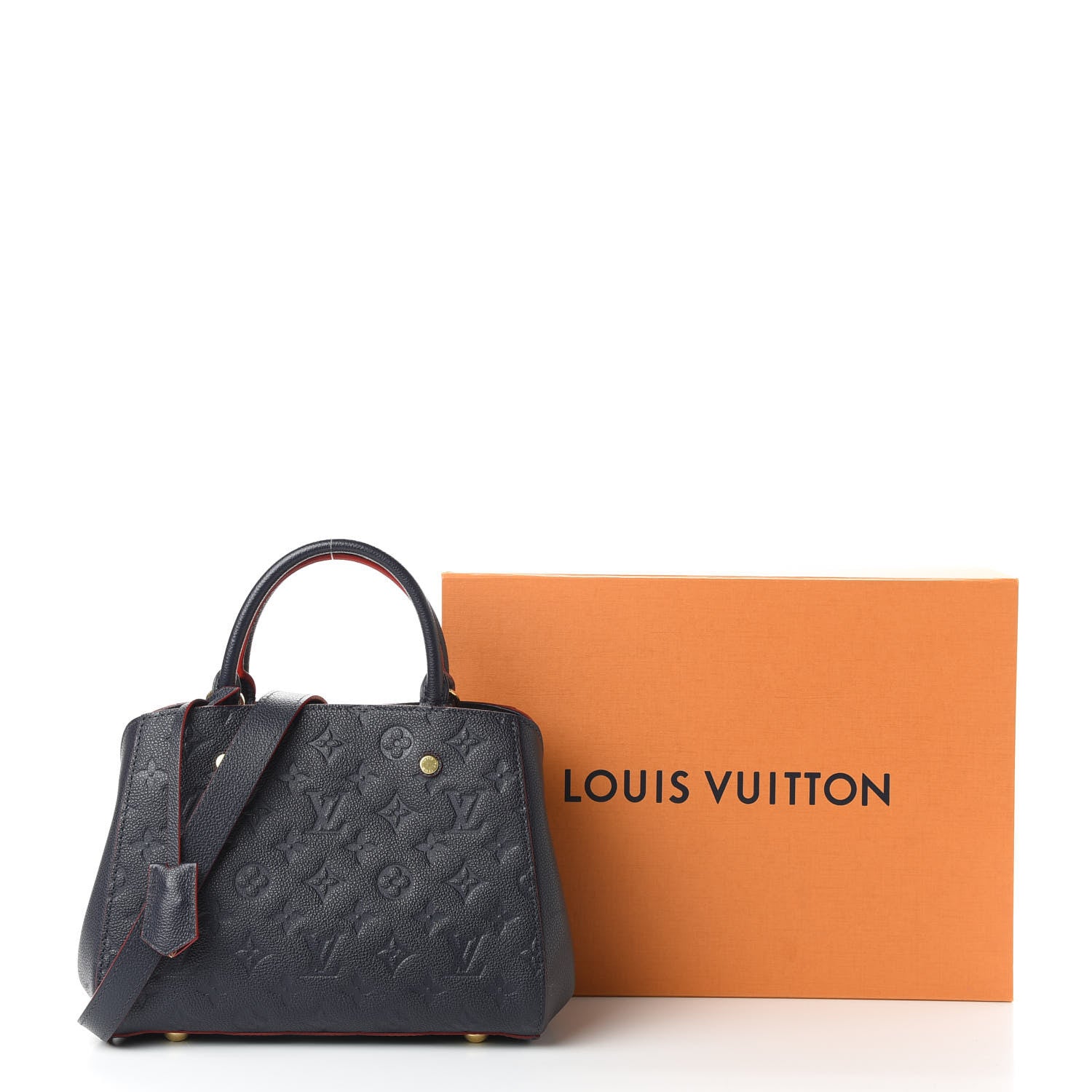 Louis Vuitton Empreinte Montaigne BB Marine Rouge 10 of 10