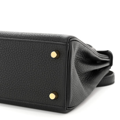Hermes Togo Kelly Retourne 25 Black 10 of 11