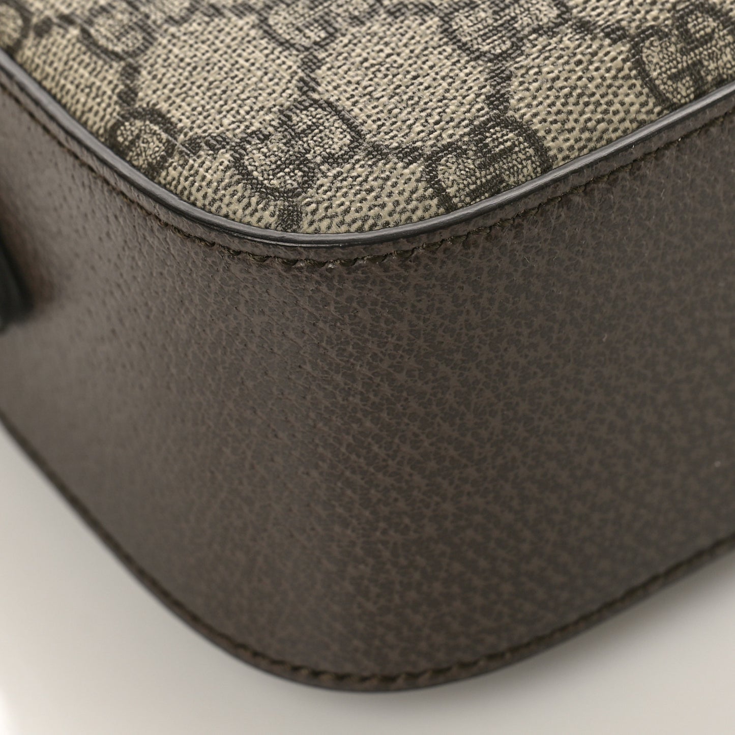 GG Supreme Monogram Web Neo Vintage Shoulder Bag Beige New Acero Crop
