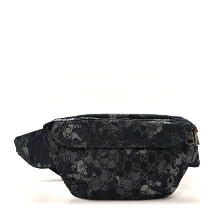 Gucci Canvas Monogram Camouflage Belt Bag Black 1 of 10