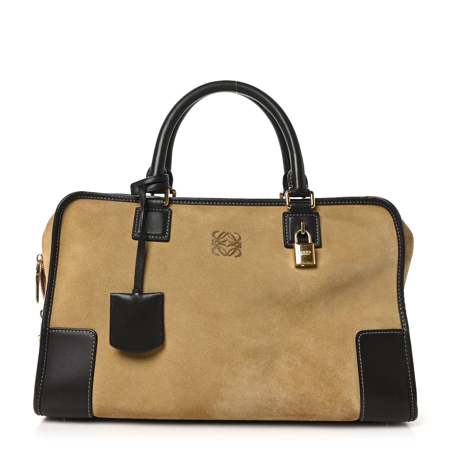 Loewe Suede Calfskin Amazona 36 Gold Brown 1 of 9