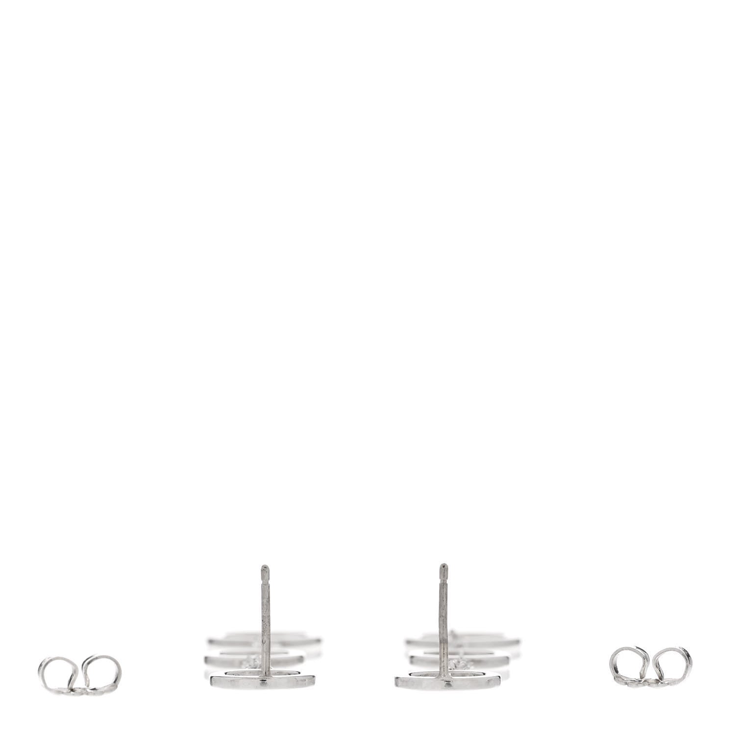 Tiffany Sterling Silver Triple Circle Dangle Earrings 3 of 5
