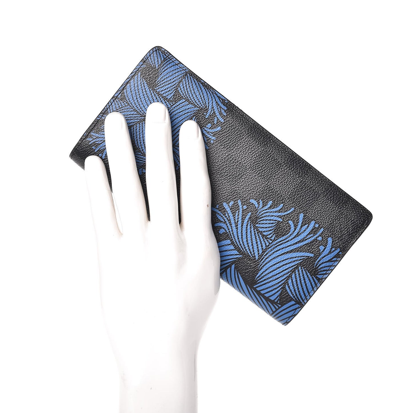 Damier Graphite Rope Brazza Wallet Blue