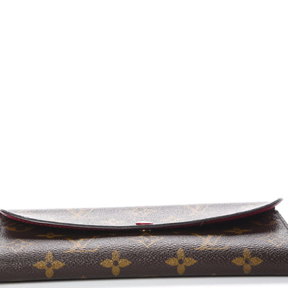 Louis Vuitton Monogram Emilie Wallet Fuchsia 8 of 9