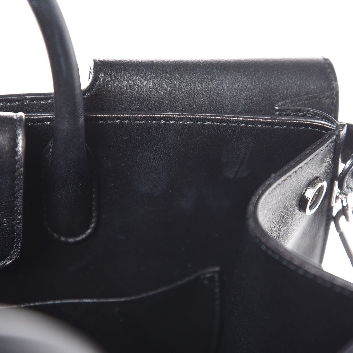 Christian Dior Grained Calfskin Large Diorever Flap Black 11 of 17