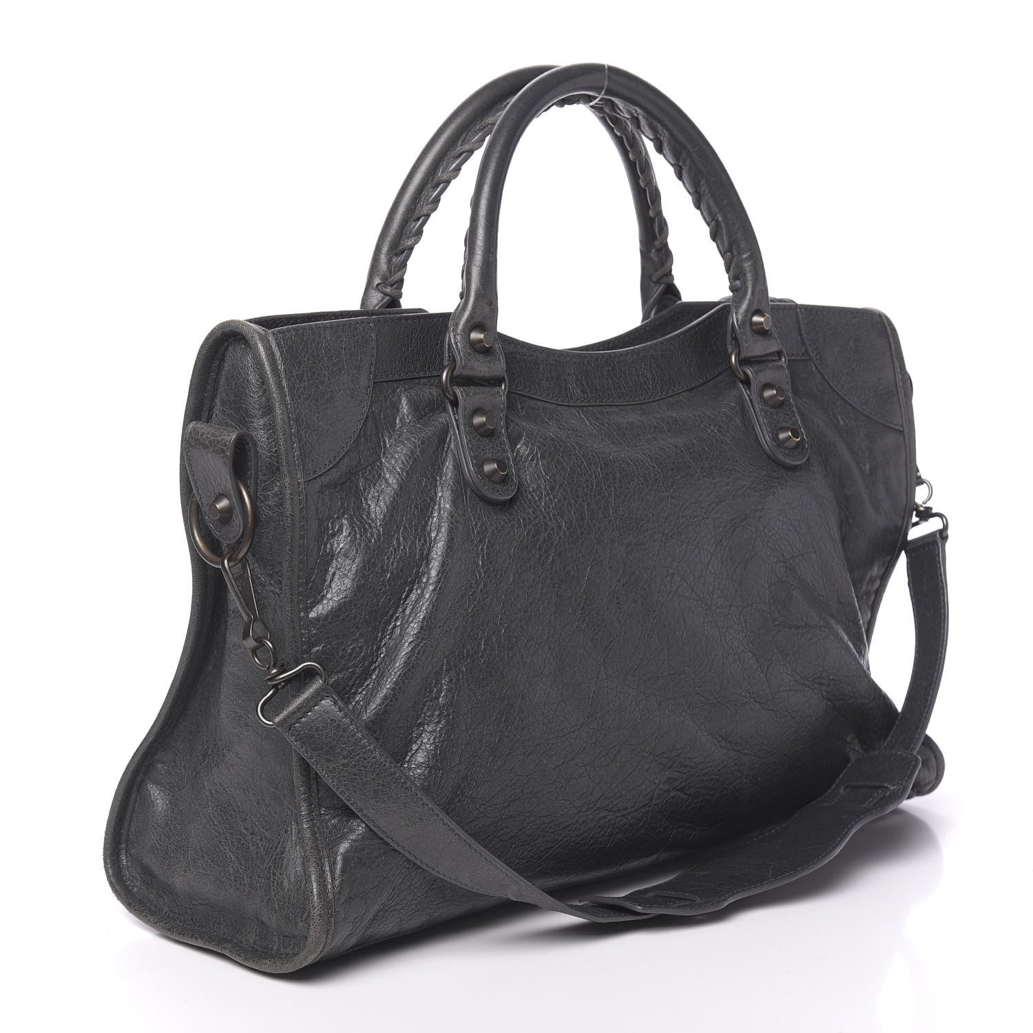 Balenciaga Agneau Classic Hardware City Anthracite 3 of 10