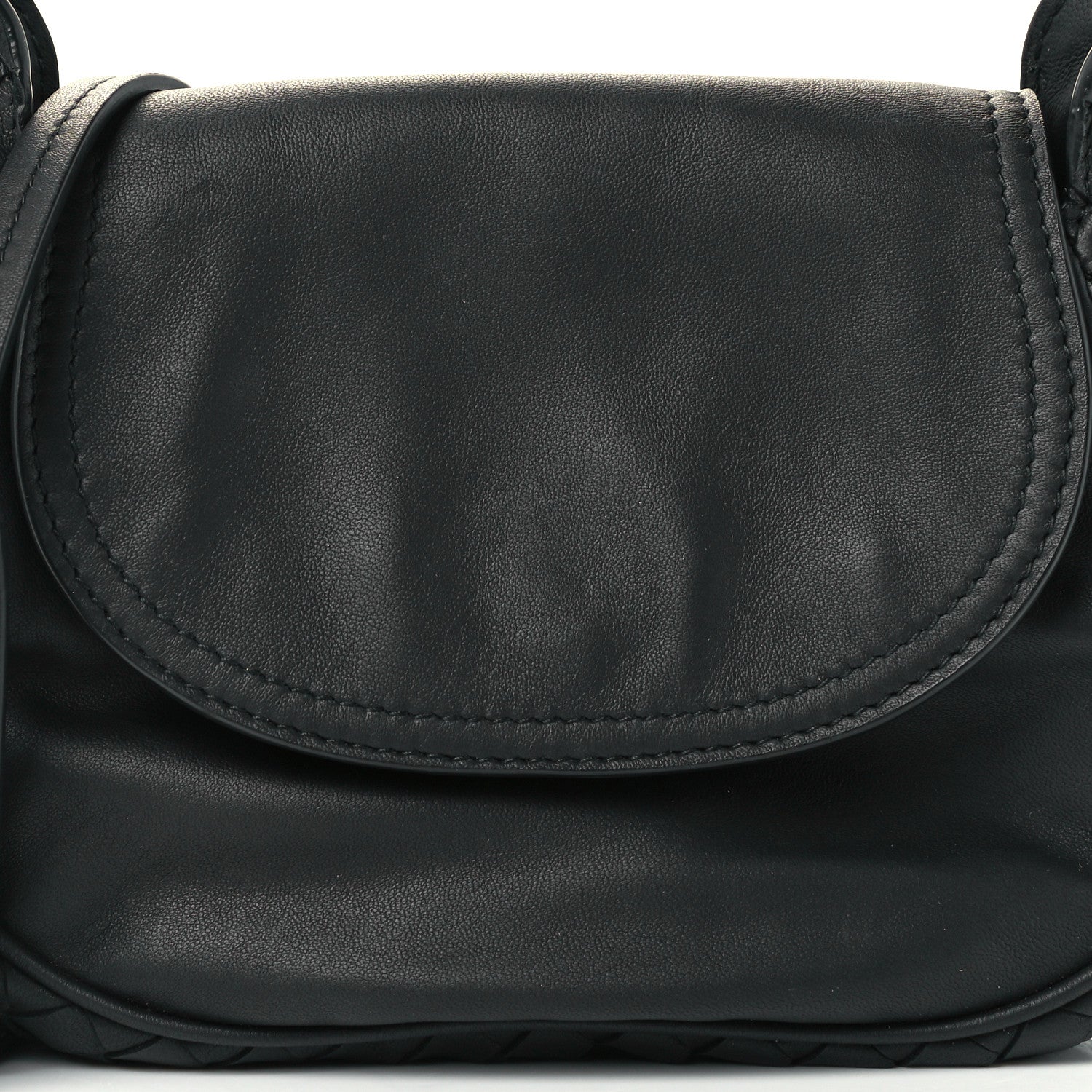 Bottega Veneta Nappa Intrecciato Small Nodini Flap Crossbody Black 9 of 11