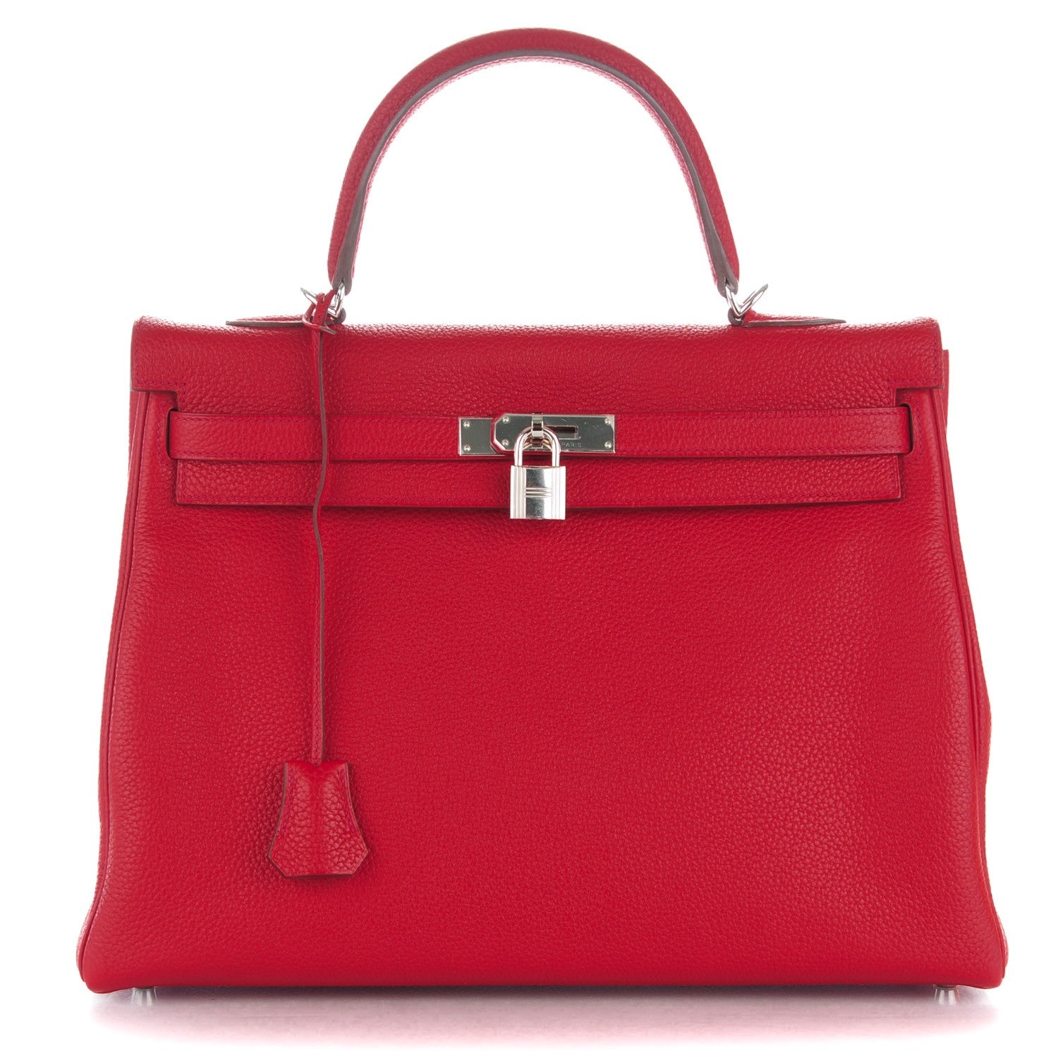 Hermes Togo Kelly Retourne 35 Rouge Casaque 1 of 26