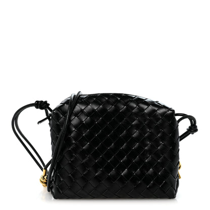 Bottega Veneta Polished Nappa Intrecciato Knot Small Loop Camera Bag Space 1 of 12