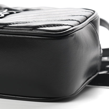 Saint Laurent Calfskin Matelasse Monogram Lou Belt Bag Black 8 of 9
