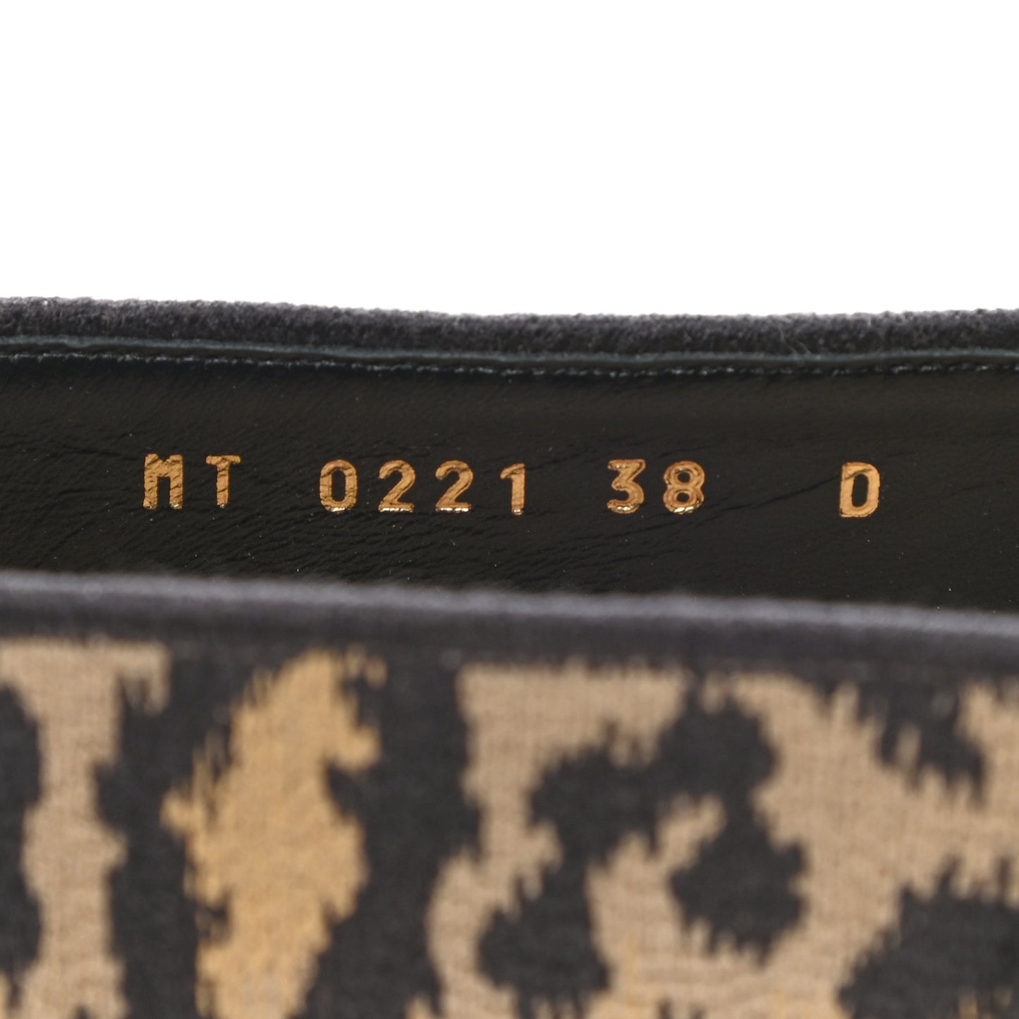 Cotton Embroidered Leopard Print Granville Espadrille 38 Natural