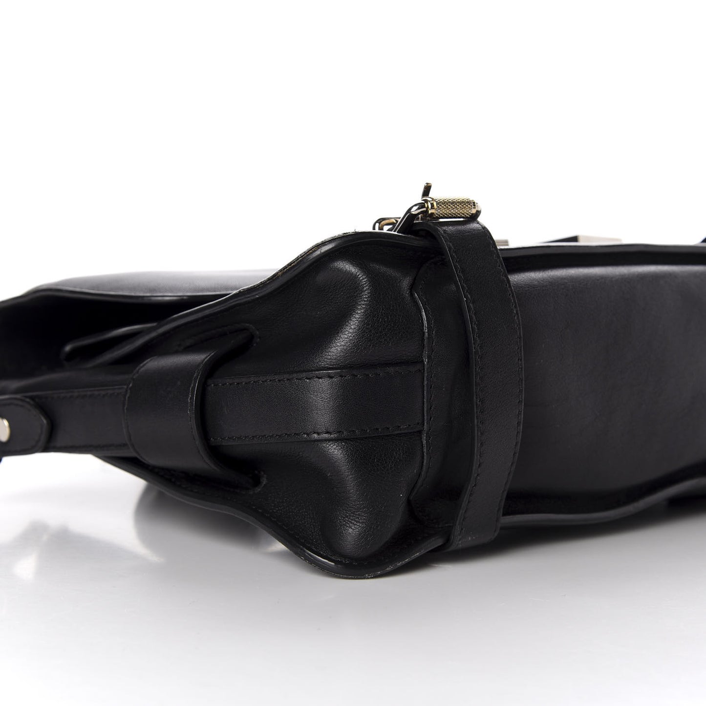 Smooth Calfskin PS11 Classic Shoulder Bag Black