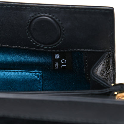 Gucci Suede Patent GG Web Small Ophidia Chain Shoulder Bag Black 8 of 14