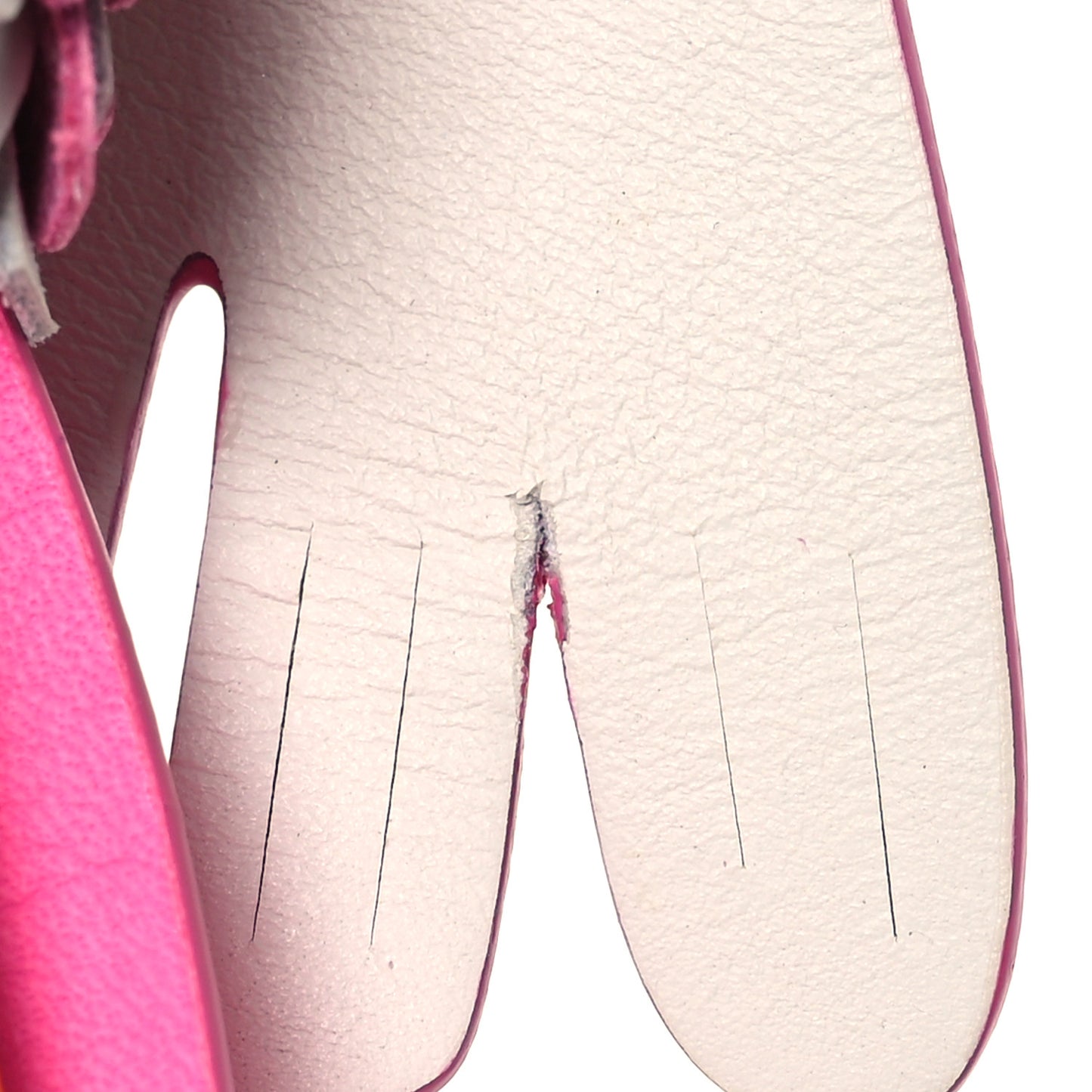 Calfskin Paula's Ibiza Exotic Bird Charm  Fuchsia Bright Orange