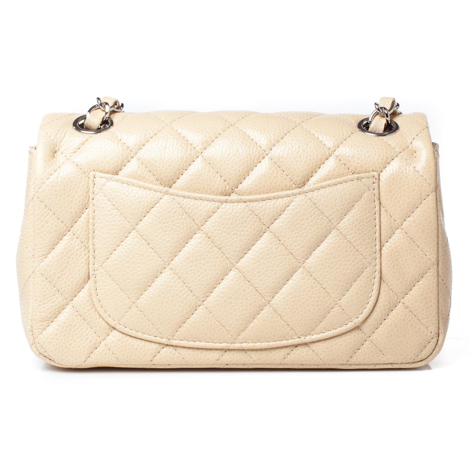 Chanel Caviar Quilted Mini Flap Beige Clair 5 of 11
