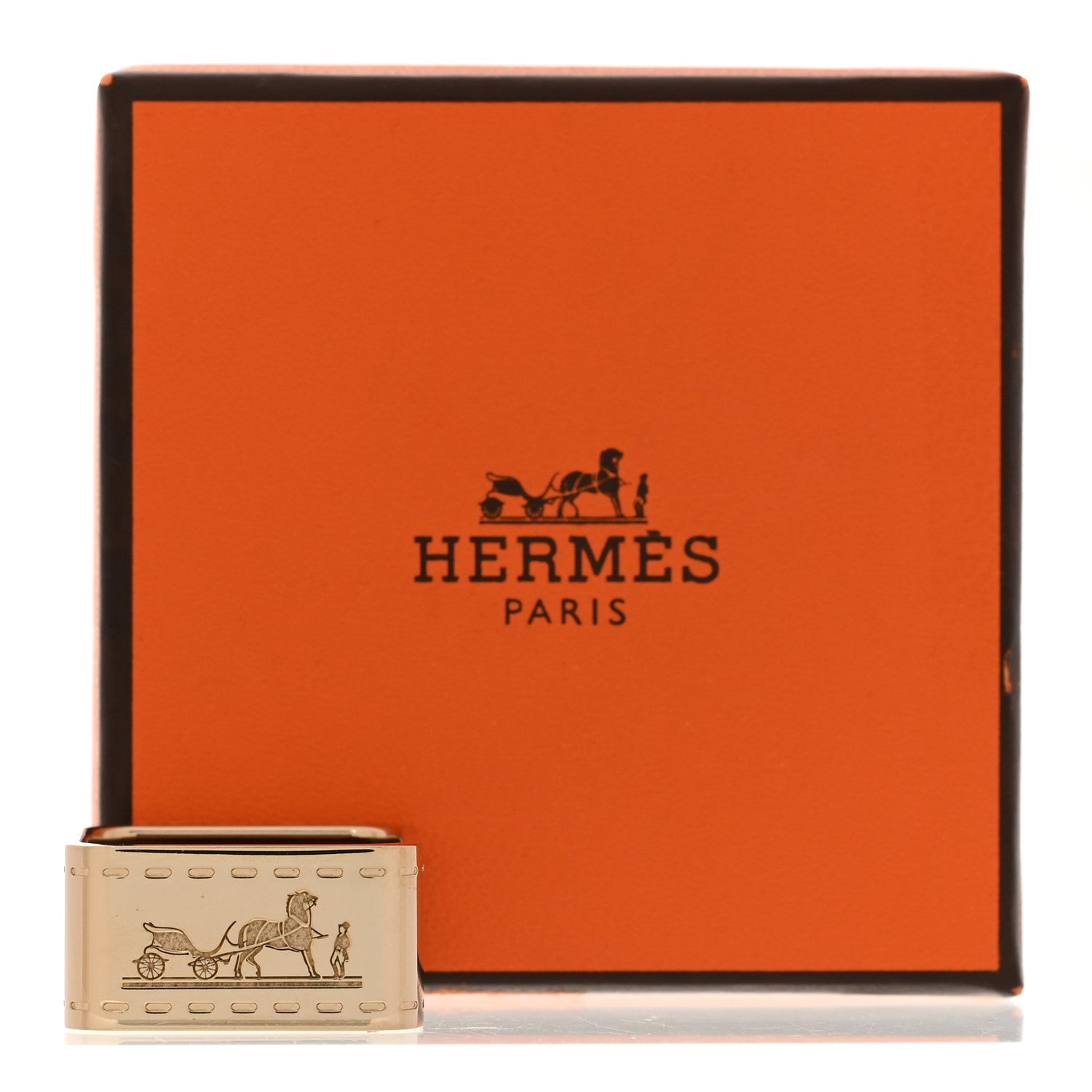 Hermes Permabrass Bolduc Scarf Ring 4 of 4