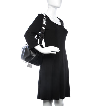Givenchy Waxed Calfskin Small Nightingale Logo Strap Black 3 of 9