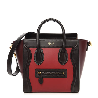 Celine Smooth Calfskin Nano Tri-Color Luggage Orchid 1 of 9