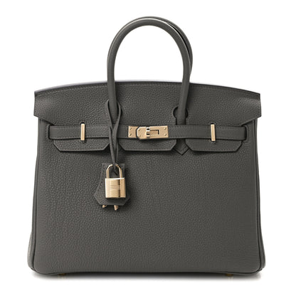 Hermes Togo Birkin 25 Gris Meyer 1 of 11