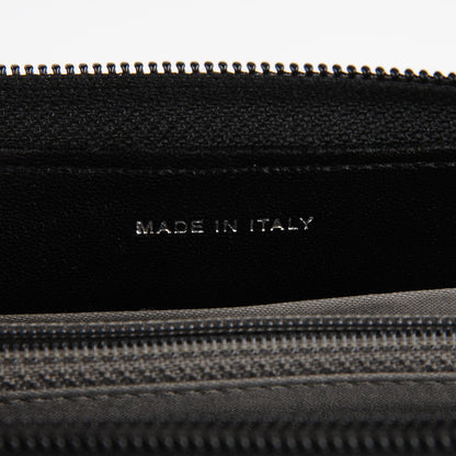 Chanel Patent Calfskin Lucky Symbols Zip Around Wallet Black 8 of 8