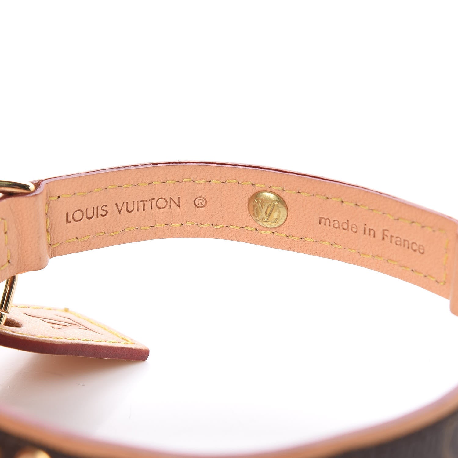 Louis Vuitton Monogram Baxter Dog Collar PM 3 of 6