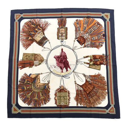Hermes Silk Cuirs Du Desert Scarf 90 1 of 6