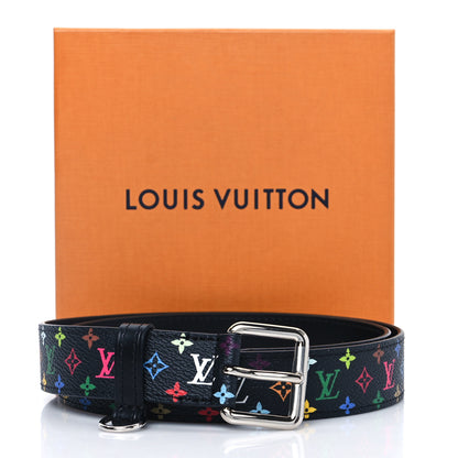 Louis Vuitton LV X TM Monogram Multicolor 30mm Belt 85 34 Black 4 of 4