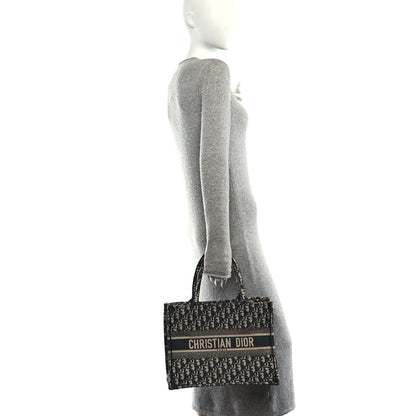 Christian Dior Oblique Medium Book Tote Blue Multicolor 2 of 12