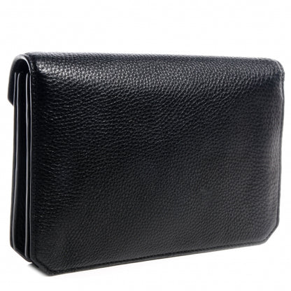Alexander Wang Soft Pebbled Prisma Skeletal Clutch Black 3 of 6