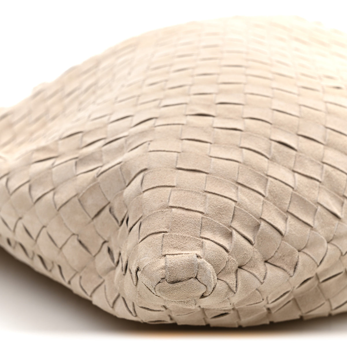 Suede Intrecciato Large Hop Ecru