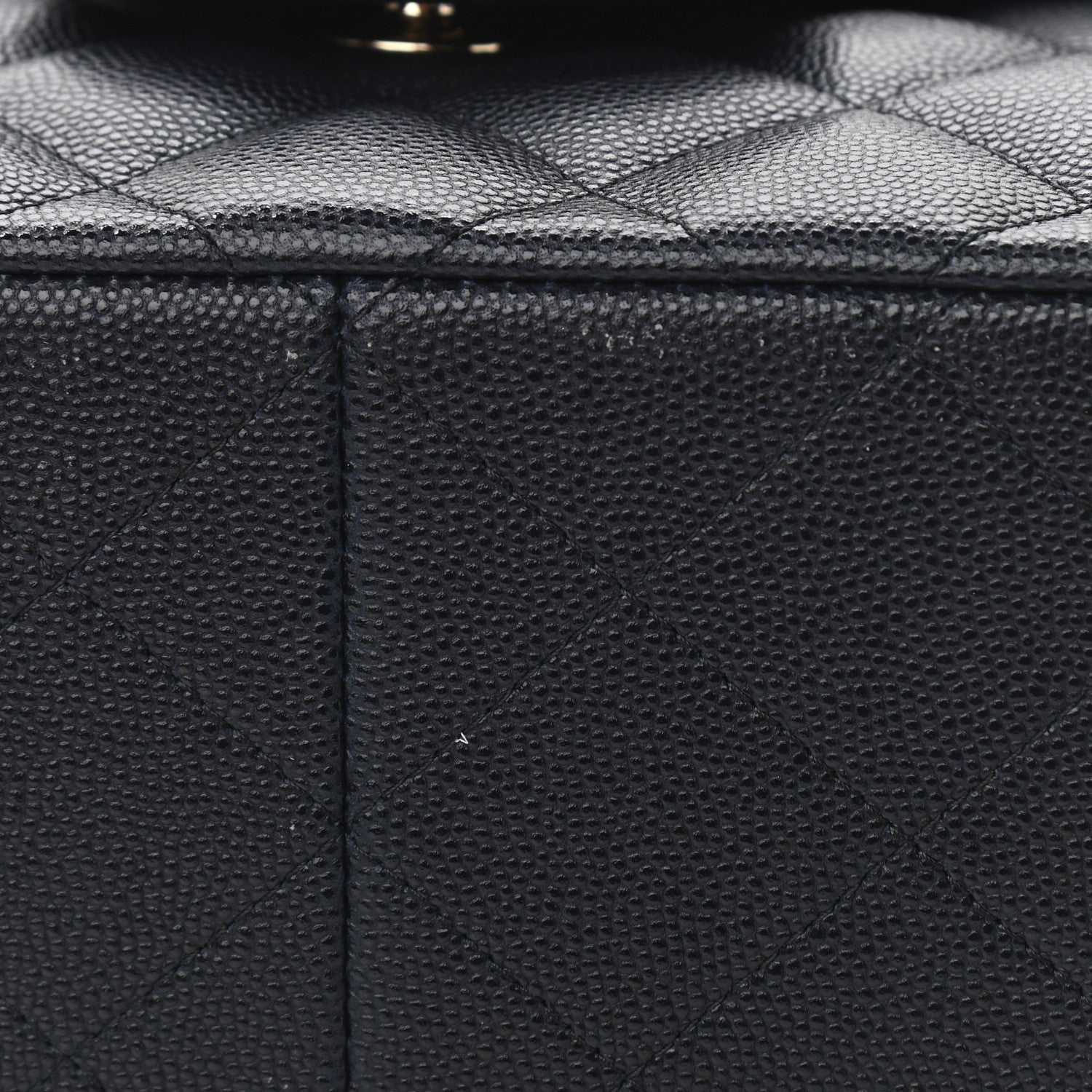 Chanel Caviar Quilted Jumbo Double Flap Navy Blue 11 of 12