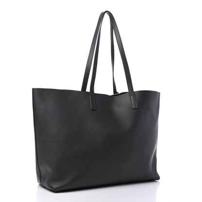 Saint Laurent Calfskin Large Shopping Tote Black Earth 2 of 6