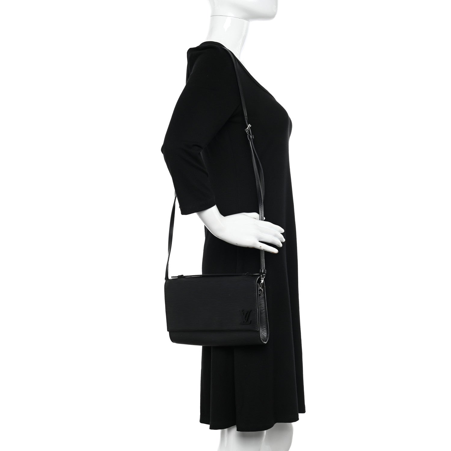 Louis Vuitton Epi Clery Black 2 of 12