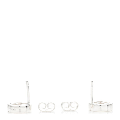 Gucci Sterling Silver Interlocking GG Stud Earrings 3 of 4