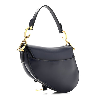 Christian Dior Calfskin Mini Saddle Bag Blue 3 of 13