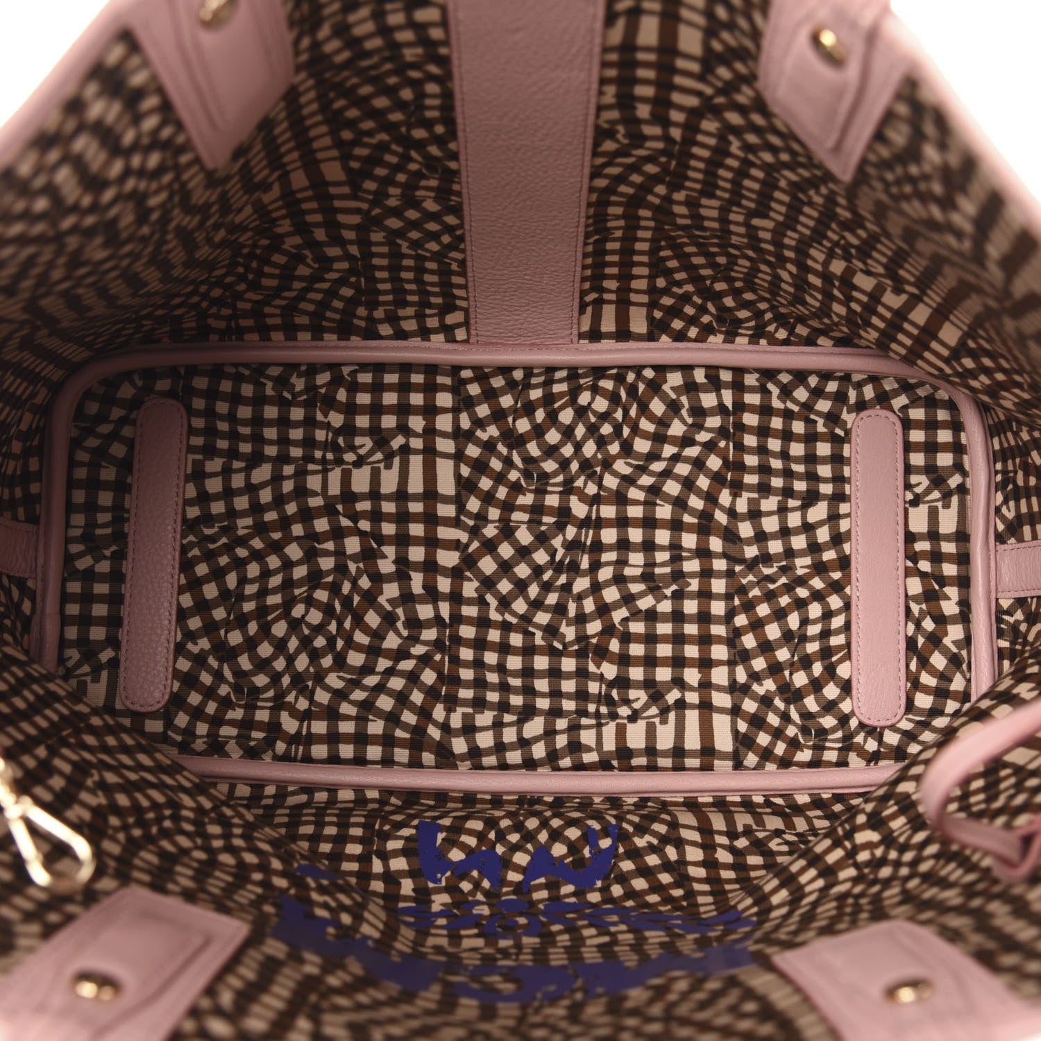 MCM Visetos Medium Liz Reversible Shopper Tote Soft Pink 5 of 15