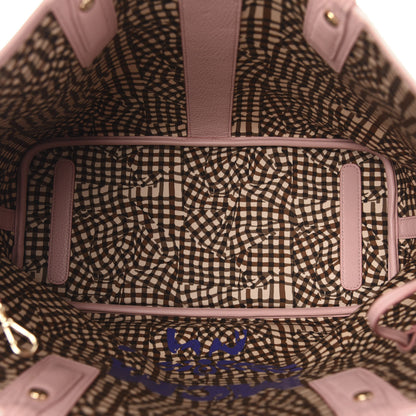 MCM Visetos Medium Liz Reversible Shopper Tote Soft Pink 5 of 15